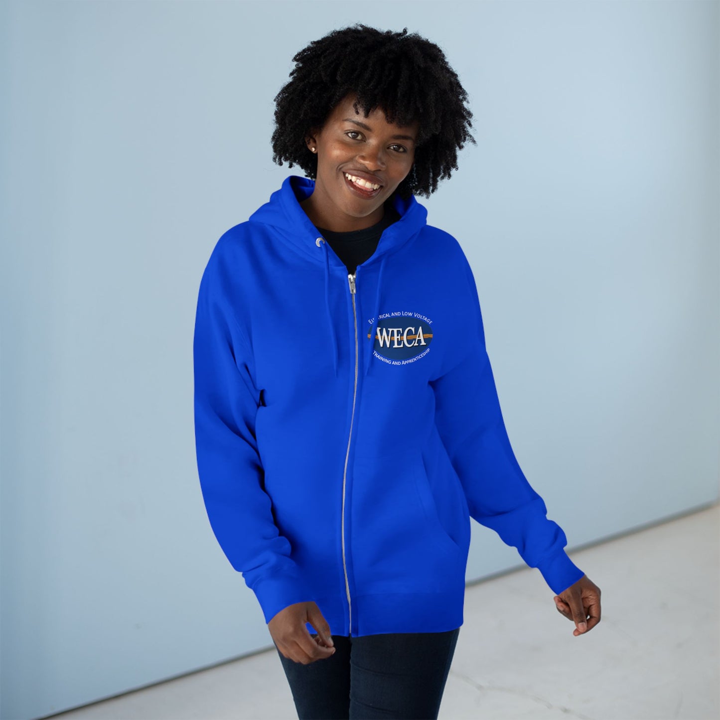 Unisex Zip Hoodie - WECA Classic Logo