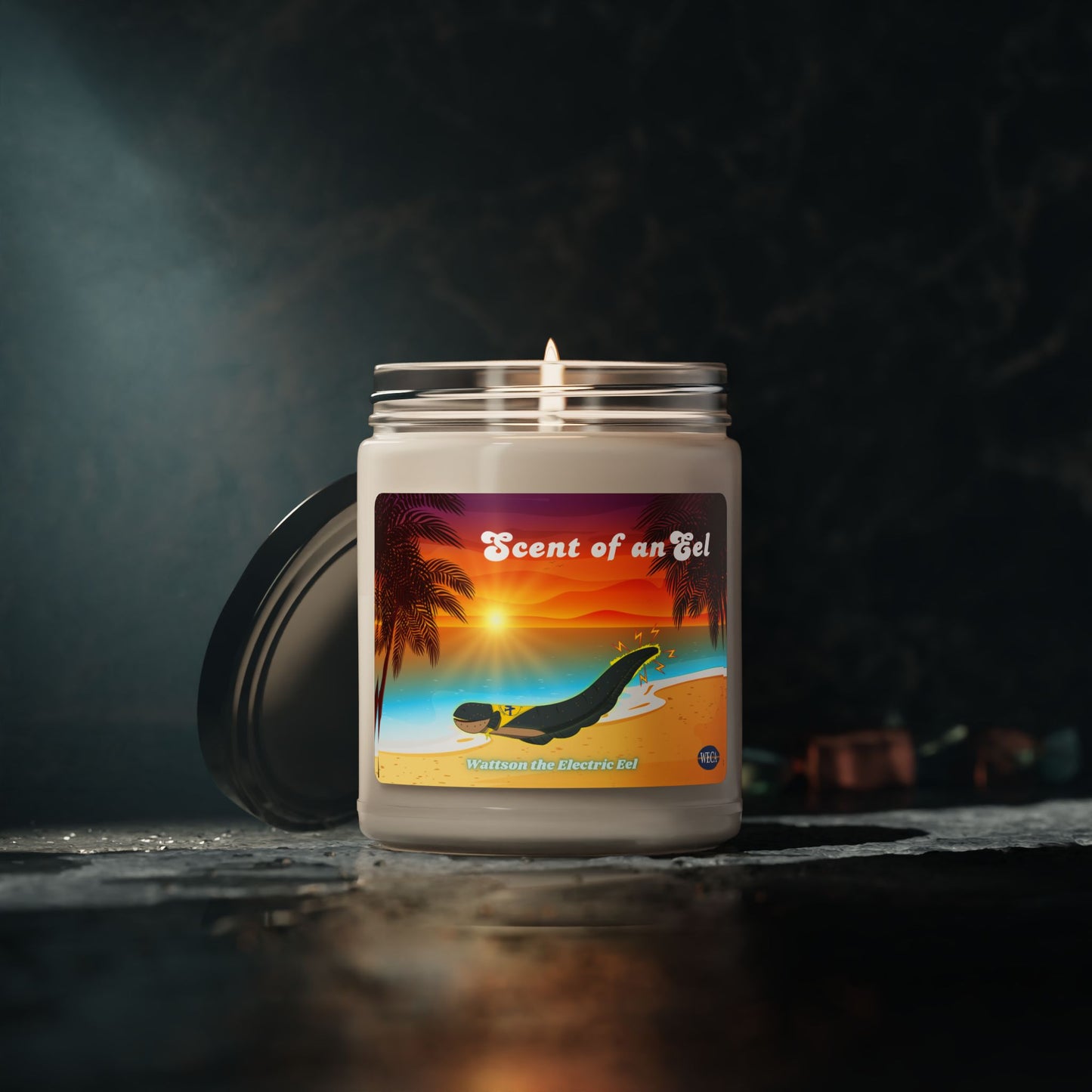 WECA Mascot "Scent of an Eel" Soy Candle, 9oz