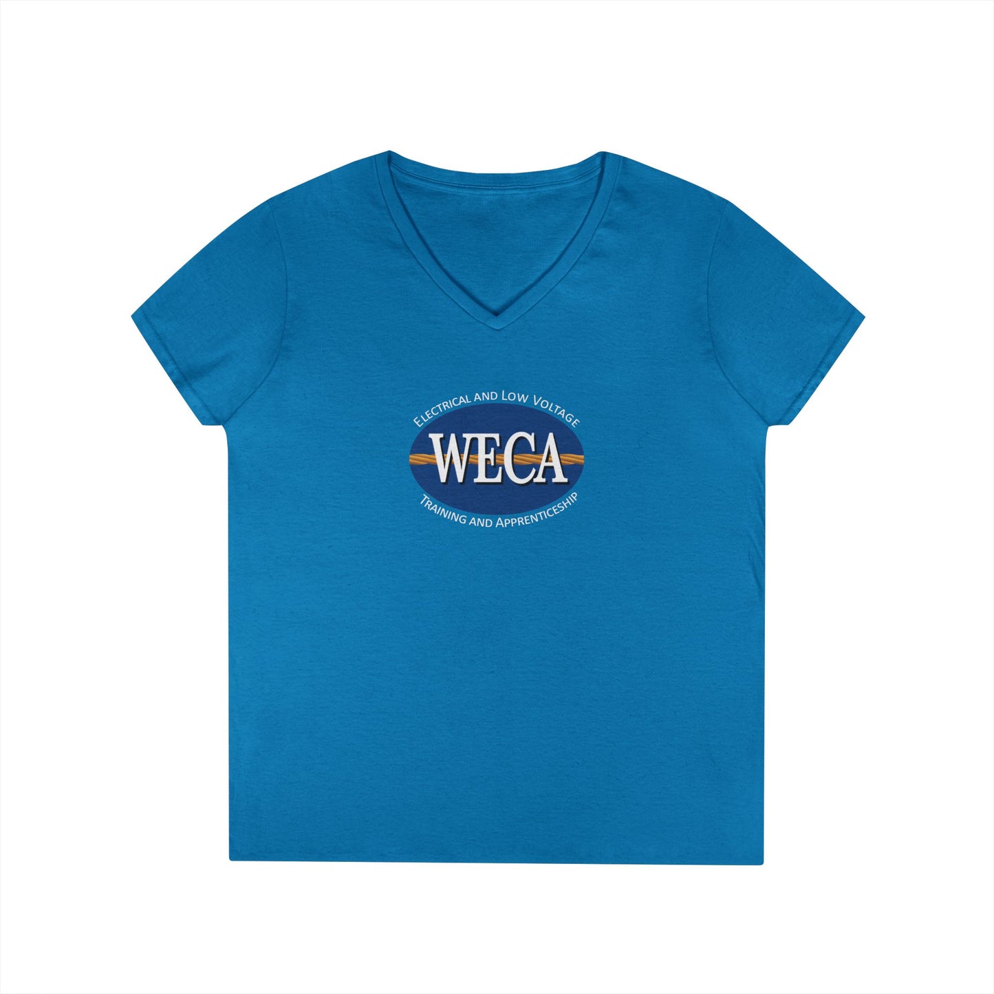 WECA Ladies' Cut V-Neck T-Shirt