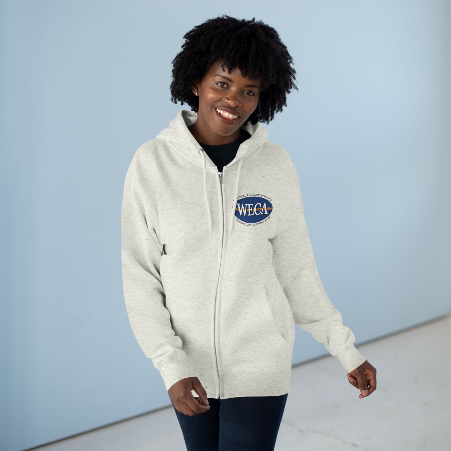 Unisex Zip Hoodie - WECA Classic Logo