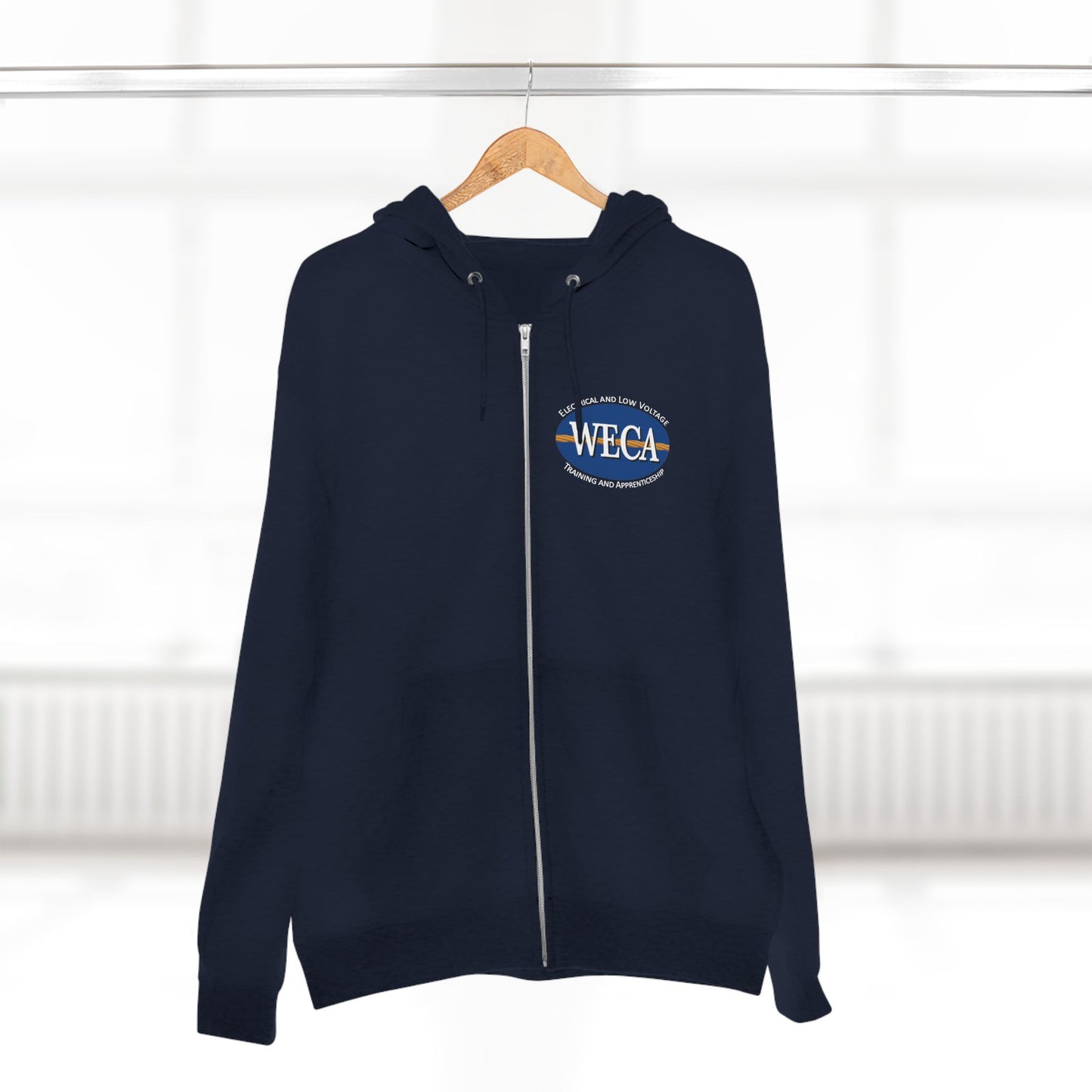 Unisex Zip Hoodie - WECA Classic Logo